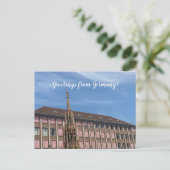 aWorld2Celebrate: Groeten uit Duitsland! Briefkaart (Staand voorkant)