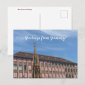 aWorld2Celebrate: Groeten uit Duitsland! Briefkaart (Voorkant / Achterkant)