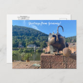 aWorld2Celebrate: Groeten uit Duitsland! Briefkaart (Voorkant / Achterkant)