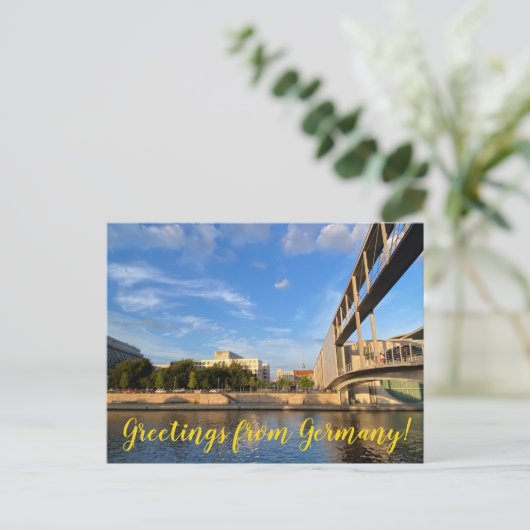 aWorld2Celebrate: Groeten uit Duitsland! Briefkaart (Staand voorkant)