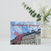 aWorld2Celebrate: Groeten uit Duitsland! Briefkaart (Staand voorkant)