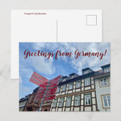 aWorld2Celebrate: Groeten uit Duitsland! Briefkaart (Voorkant / Achterkant)