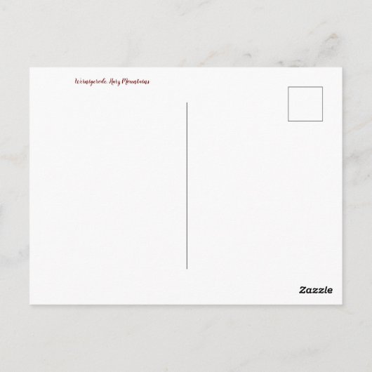 aWorld2Celebrate: Groeten uit Duitsland! Briefkaart (Achterkant)