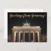 aWorld2Celebrate: Groeten uit Duitsland! Briefkaart (Voorkant / Achterkant)