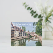 aWorld2Celebrate: Groeten uit Duitsland! Briefkaart (Staand voorkant)