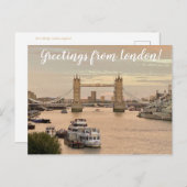 aWorld2Celebrate: Groeten uit Londen! Briefkaart (Voorkant / Achterkant)