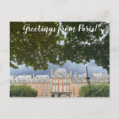 aWorld2Celebrate: Groeten uit Parijs! Briefkaart (Voorkant)