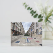 aWorld2Celebrate: Groeten uit Parijs! Briefkaart (Staand voorkant)