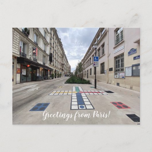 aWorld2Celebrate: Groeten uit Parijs! Briefkaart (Voorkant)