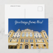 aWorld2Celebrate: Groeten uit Pécs! Briefkaart (Voorkant / Achterkant)
