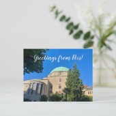 aWorld2Celebrate: Groeten uit Pécs! Briefkaart (Staand voorkant)