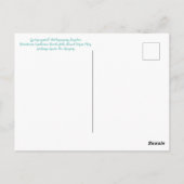 aWorld2Celebrate: Groeten uit Pécs! Briefkaart (Achterkant)