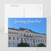 aWorld2Celebrate: Groeten uit Pécs! Briefkaart (Voorkant / Achterkant)