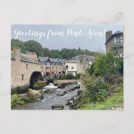 aWorld2Celebrate: Groeten uit Pont-Aven! Briefkaart (Voorkant)