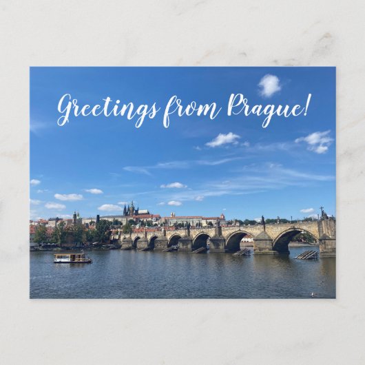 aWorld2Celebrate: Groeten uit Praag! Briefkaart (Voorkant)