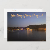 aWorld2Celebrate: Groeten uit Praag! Briefkaart (Voorkant / Achterkant)