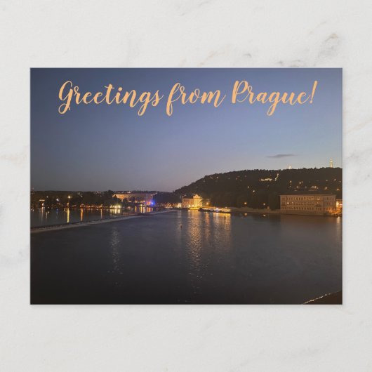 aWorld2Celebrate: Groeten uit Praag! Briefkaart (Voorkant)