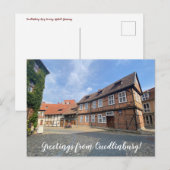 aWorld2Celebrate: Groeten uit Quedlinburg! Briefkaart (Voorkant / Achterkant)