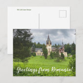 aWorld2Celebrate: Groeten uit Roemenië! Briefkaart (Voorkant / Achterkant)