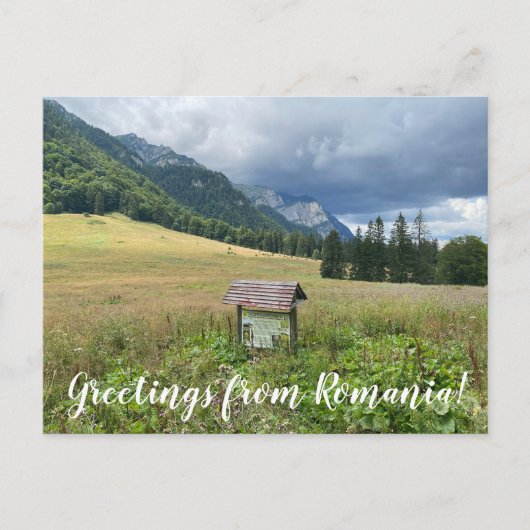 aWorld2Celebrate: Groeten uit Roemenië! Briefkaart (Voorkant)