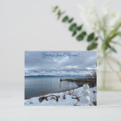aWorld2Celebrate: Groeten van Lake Tahoe! Briefkaart (Staand voorkant)