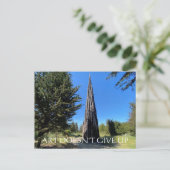 aWorld2Celebrate: KUNST GEEFT NIET OP Briefkaart (Staand voorkant)