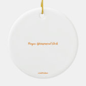 aWorld2Celebrate: Praag Keramisch Ornament (Achterkant)