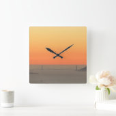 aWorld2Celebrate: The Golden Hour Vierkante Klok (Huis)