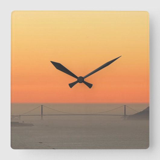 aWorld2Celebrate: The Golden Hour Vierkante Klok (Voorkant)