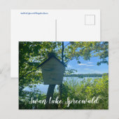 aWorld2Celebrate: Zwanenmeer, Spreewald Briefkaart (Voorkant / Achterkant)