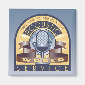 AWS 2-inch Square Magnet