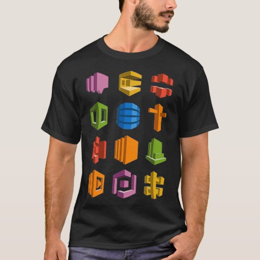 AWS Microservices Tech Stack Hackerthon Startup  T-shirt (Voorkant)