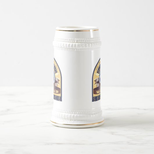 AWS Stein, 22 oz Bierpul (Center)