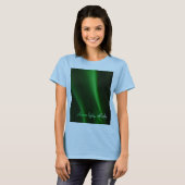 Awsome Aurora licht in Alaska, T-shirt (Voorkant volledig)
