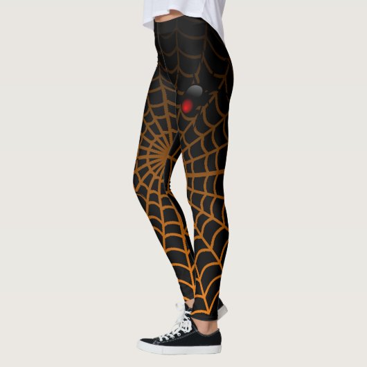 Awsome Spider en Web Fun Halloween design Leggings (Links)