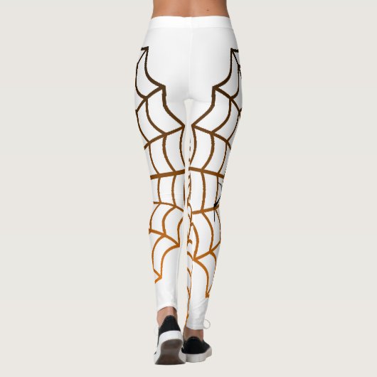Awsome Spider en Web Fun Halloween design Leggings (Achterkant)