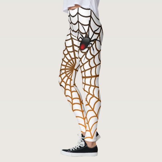 Awsome Spider en Web Fun Halloween design Leggings (Links)