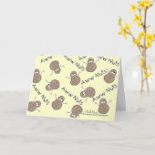 AWW Nuts Collage Kaart (Gele Bloem)