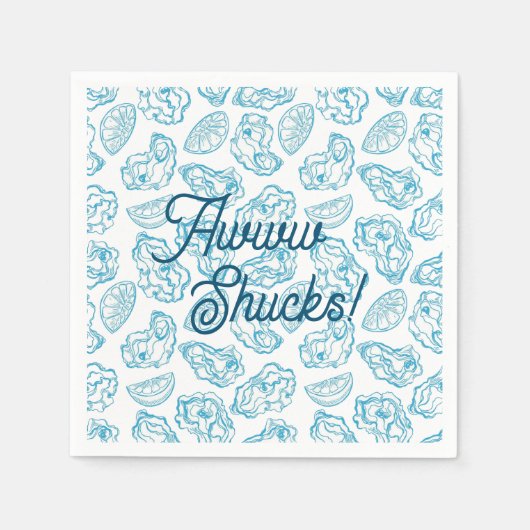 AWW Shucks Cocktail servet (Voorkant)