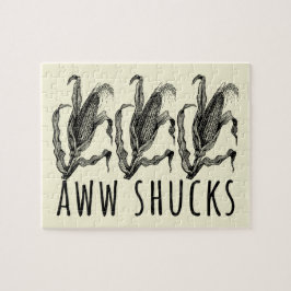 Aww Shucks Corn Husk Funny Farm Legpuzzel
