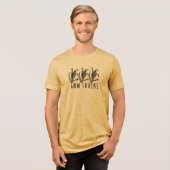 Aww Shucks Corn Husk Funny Farm Tri-Blend Shirt (Voorkant volledig)