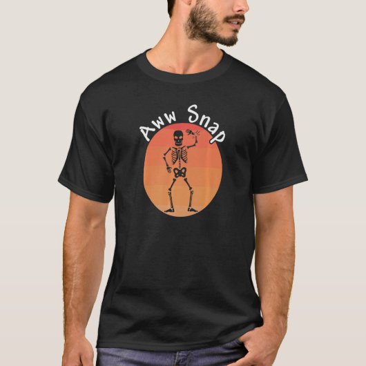 Aww Snap Broken Bone 2 T-shirt (Voorkant)