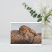 Awwsome Lion Briefkaart (Staand voorkant)