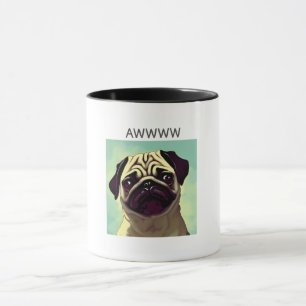 AWWW Cutest Pug Ever Portraits Pug Cartoon Mok