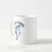 Awww haaien grappig dier woordspeling koffiemok (Voorkant links)
