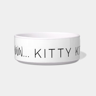 AWWW... KAT KITTY Cat Food Bowl Voerbakje