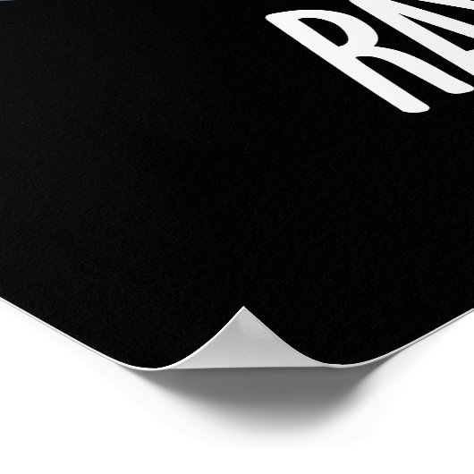 Awww-right Ray To Go Grappige Stingray Pun Dark BG Poster (Hoek)