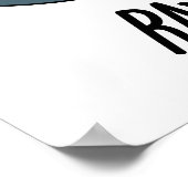 Awww-right Ray To Go Grappige Stingray Pun Poster (Hoek)