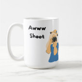 Awww Shoot met een fotograaf op een Koffiemok (Links)