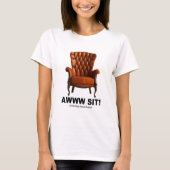 Awww Sit Cambridge Massachusetts Ladies T-shirt (Voorkant)